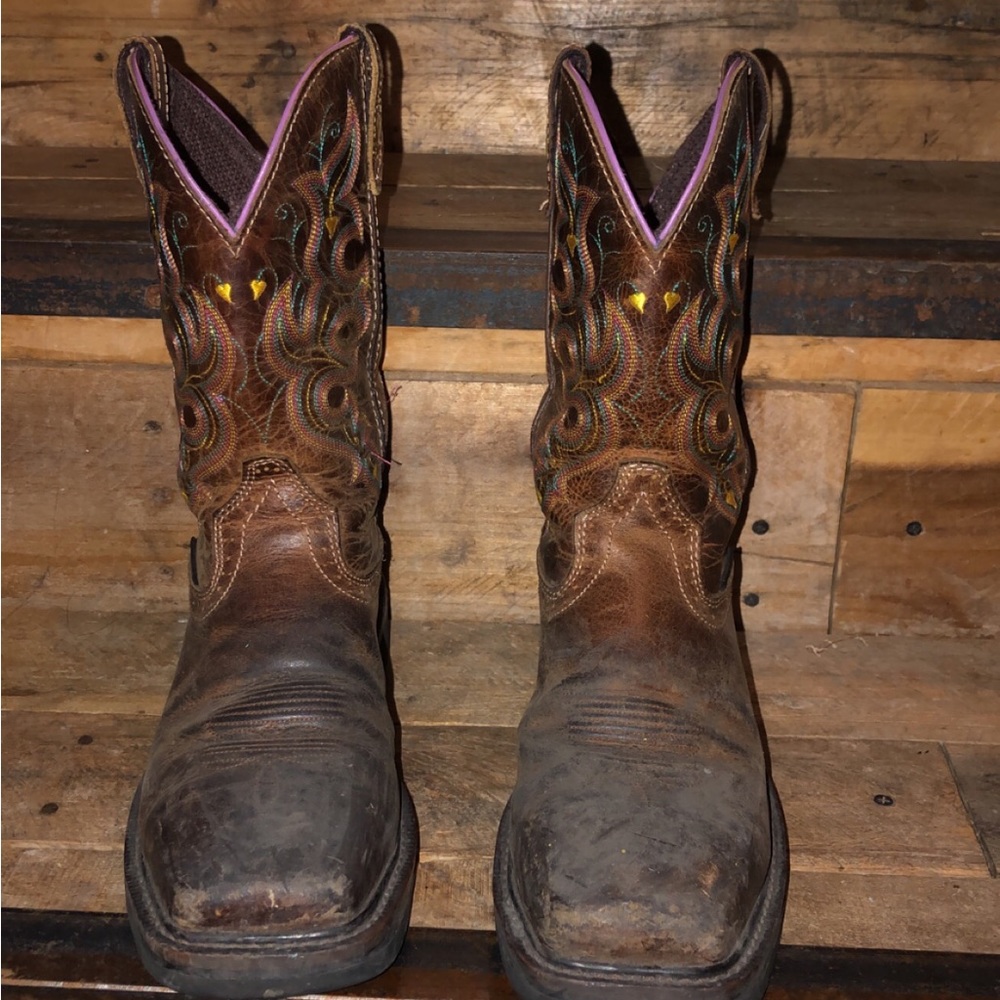 Justin composite toe women’s work boots